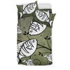 White Fish Print Bedding Sets