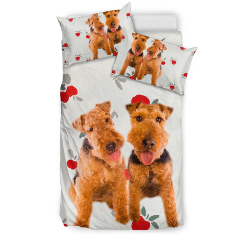 Cute Welsh Terrier Dog Print Bedding Sets