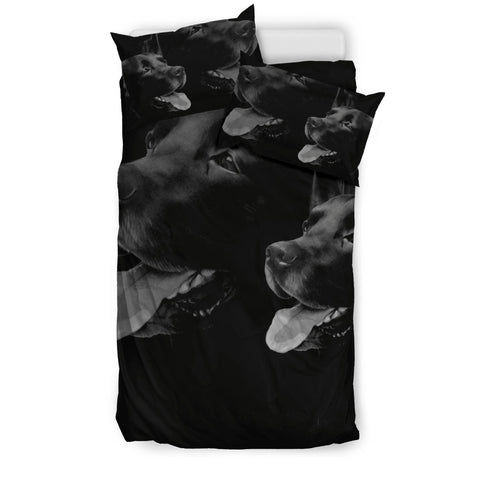 Amazing Black Labrador Dog Print Bedding Set