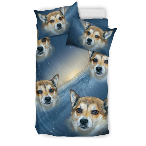 Norwegian Lundehund Print Bedding Set