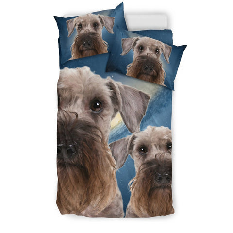 Cesky Terrier Print Bedding Set