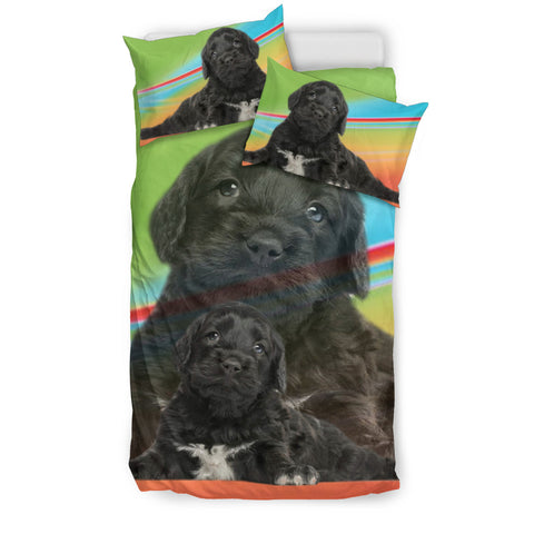 Cute Portuguese Water Puppies Print Bedding Sets