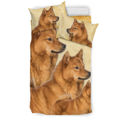 Finnish Spitz Print Bedding Set