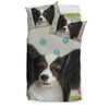 Papillon Dog Print Bedding Sets