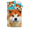 Lovely Akita Dog Print Bedding Set