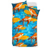 Lovely GoldFish Print Bedding Set