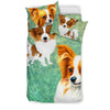 Cute Papillon Dog Art Print Bedding Set