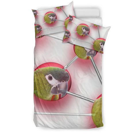 Red Shouldered Macaw Parrot Print Bedding Sets