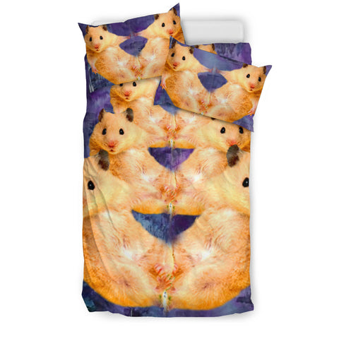 Golden Hamster Print Bedding Set