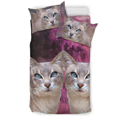 Tokinese Cat Print Bedding Set