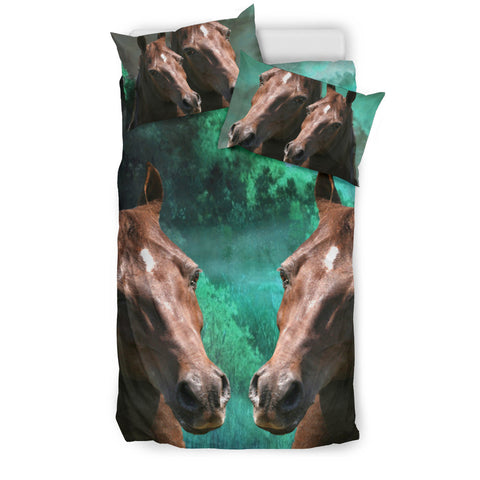 Morgan Horse Art Print Bedding Set