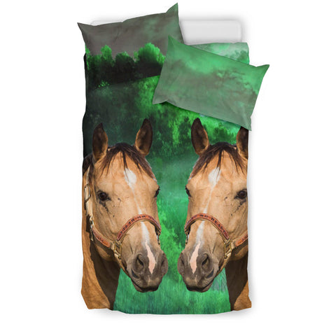 Lovely Quarter Horse Print Bedding Set