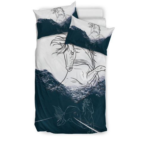 Dutch Warmblood Horse Print Bedding Sets