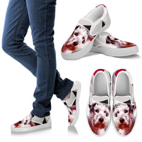 Cesky Terrier Print Slip Ons For Women Express Shipping