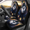 Amazing Siberian Husky Print Car Seat Covers