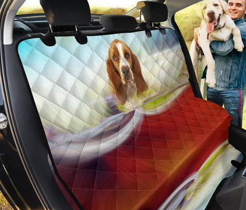 Basset Hound Print Pet Seat Covers
