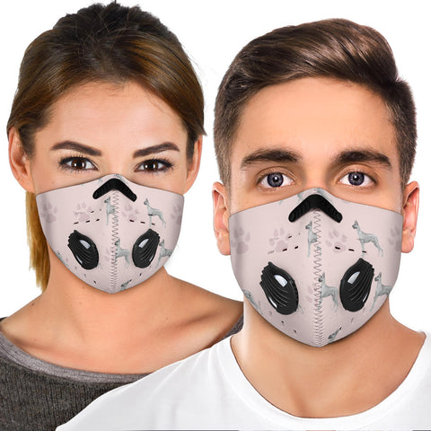 Great Dane Patterns Print Premium Face Mask