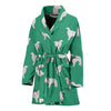 Borzoi Dog Pattern Print Women's Bath Robe