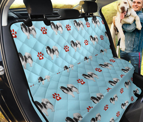 Japanese Chin Paws Patterns Print Pet Seat Covers