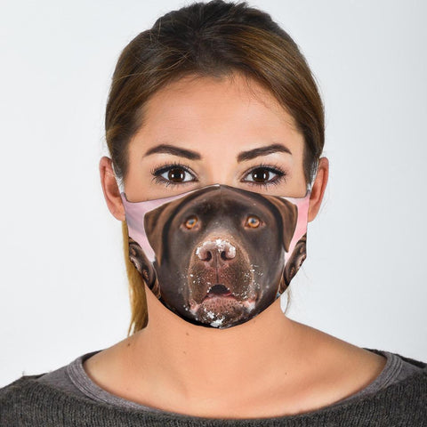 Labrador Retriever Print Face Mask