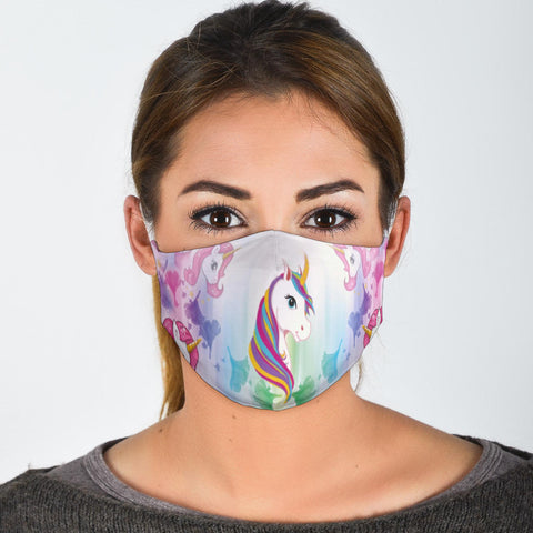 Unicorn Print Face Mask