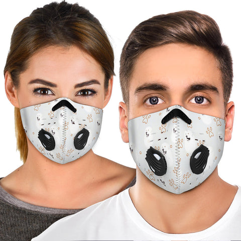 Great Pyrenees Dog Print Premium Face Mask