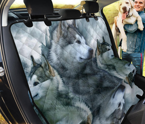 Alaskan Malamute Print Pet Seat Covers