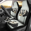 Cute Old English Sheepdog Print Car Seat Covers