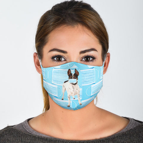 Rat Terrier Print Face Mask