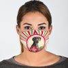 Cute Pointer Dog Print Face Mask