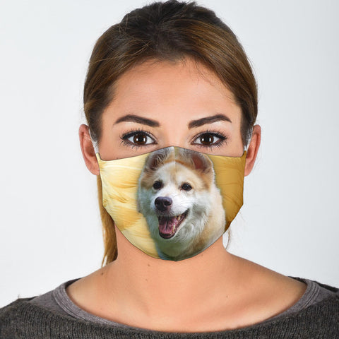 Lovely Icelandic Sheepdog Print Face Mask