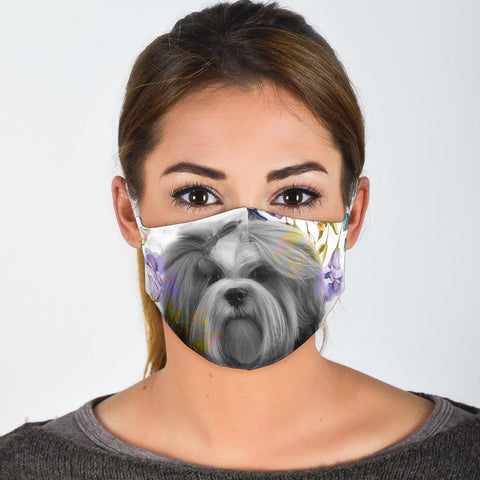 Lhasa Apso Print Face Mask