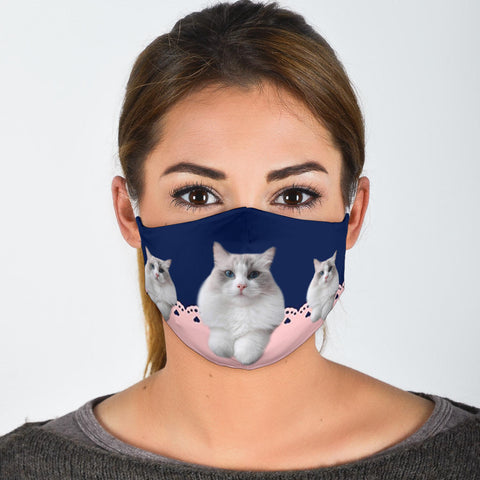 Cute Ragdoll Cats Print Face Mask