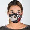 Himalayan Guinea Pig Floral Print Face Mask