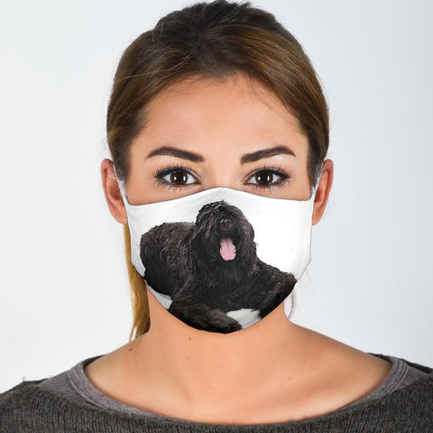 Black Russian Terrier Print Face Mask