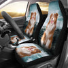 Cute Australian Shepherd Print Car Seat Covers