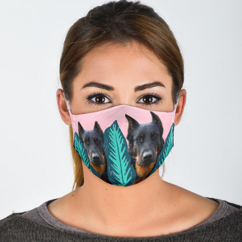 Beauceron Dogs Print Face Mask