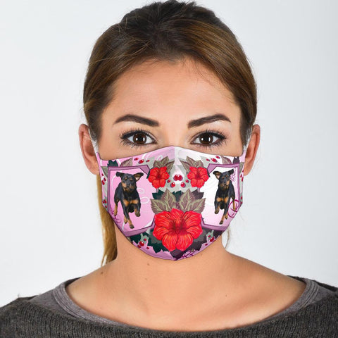 Rottweiler Print Face Mask