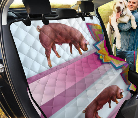 Duroc Pig Print Pet Seat Covers