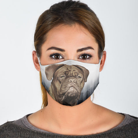 Dogue De Bordeaux Print Face Mask- Limited Edition