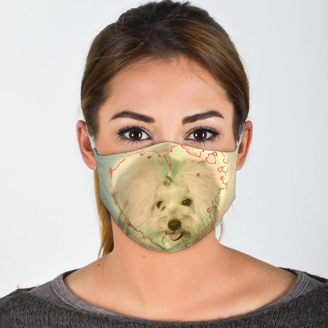 Coton De Tulear Print Face Mask-Limited Edition