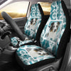 Cute Australian Shepherd Print Car Seat Covers