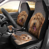 Goldendoodle Dog Print Car Seat Covers