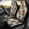 Cesky Terrier Dog Print Car Seat Covers