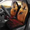 Blue Winged Macaw Print Car Seat Covers