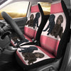 Cute Barbet Dog Print Car Seat Covers