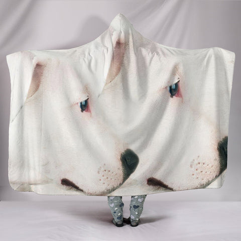 Amazing Dogo Argentino Dog Print Hooded Blanket