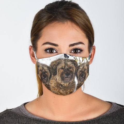 Tibetan Terrier Print Face Mask- Limited Edition