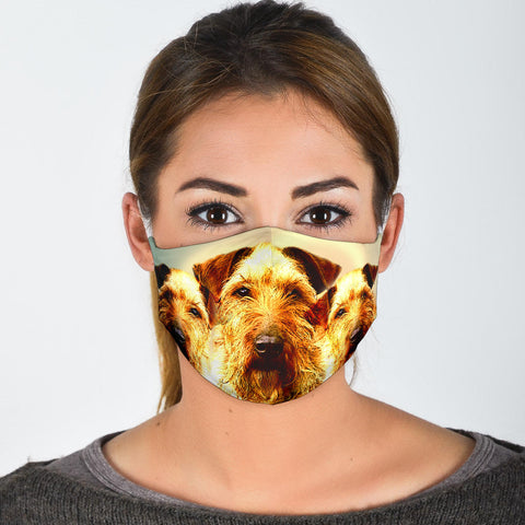 Irish Terrier Print Face Mask