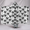 Boston Terrier Pattern Print Hooded BlanketLimited Edition